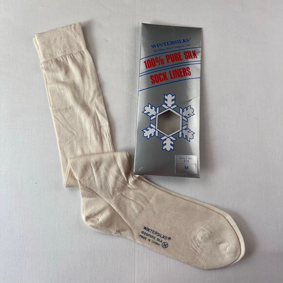 Wintersilks vintage Silk Sock Liners size Medium NEW - Picture 1 of 5
